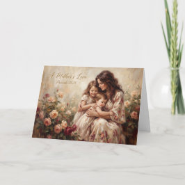 Cartão do Dia das Mães Amor Pacífico Eterno