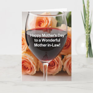 Cartão do Dia das Mães Beijo de Damasco