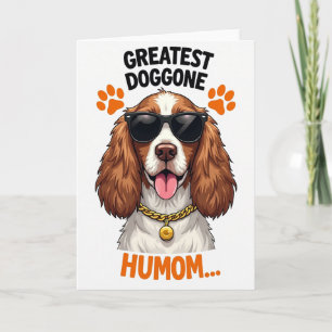 Cartão do Dia das Mães Cachorro Legal Humom