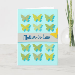 Cartão do Dia das Mães com Carinho de Borboleta