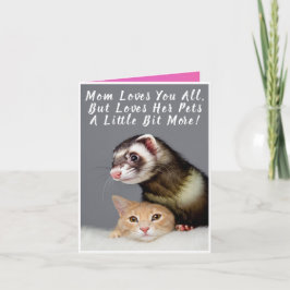 Cartão do Dia das Mães com Foto Engraçada Personal