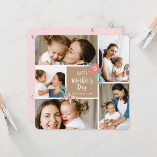 Cartão do dia das mães da foto do artesanato 5 do