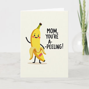Cartão do Dia das Mães da Mãe Fruta Sorridente