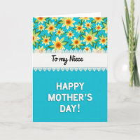 Cartão do Dia das Mães da Primavera