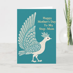 Cartão do Dia das Mães das Aves Doces
