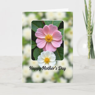 Cartão do Dia das Mães de Flores Botânicas