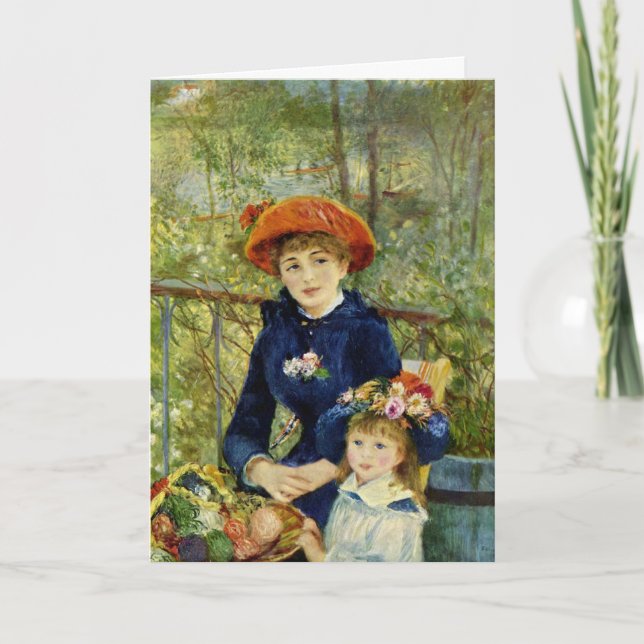 Cartão do dia das mães de Renoir (Frente)
