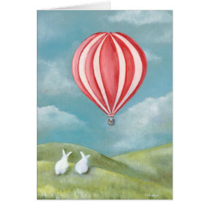 Cartão do dia das mães do coelho