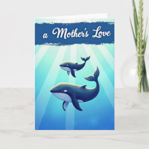 Cartão do Dia das Mães do Oceano