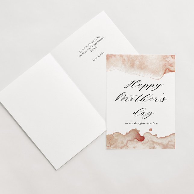 cartão do dia das mães feliz com respingo de aquar (Criador carregado)