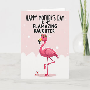 Cartão do Dia das Mães Flamazing Filha