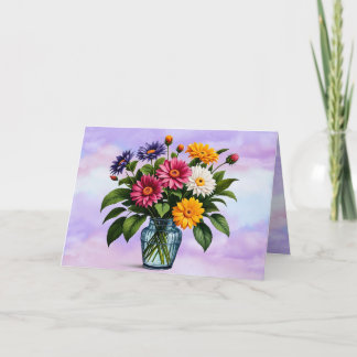 Cartão do Dia das Mães Floral