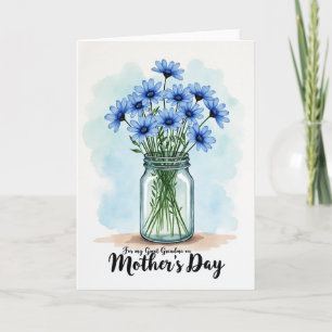 Cartão do Dia das Mães Floral Bisavó Materna