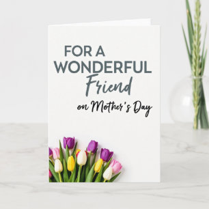 Cartão do Dia das Mães Floral Friend