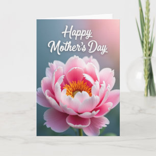 Cartão do Dia das Mães Floral Pintado