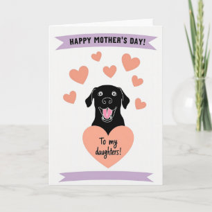Cartão do Dia das Mães Floral Pup