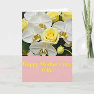 Cartão do Dia das Mães Flores Elegantes