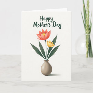 Cartão do Dia das Mães Forest Green