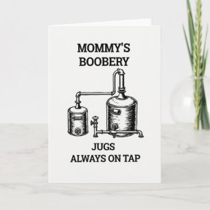 Cartão do Dia das Mães Home Brew