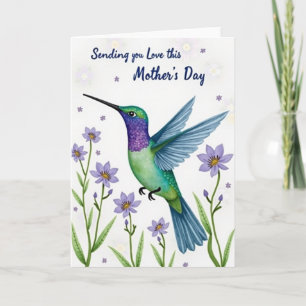 Cartão do Dia das Mães Jewel Bird Love