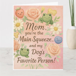 Cartão do Dia das Mães - Kawaii Dog Mom - Main Squ