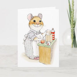 Cartão do Dia das Mães - Mãe que Prepara o Lanche