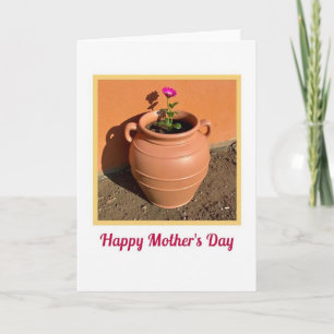 Cartão do Dia das Mães Magenta Bloom