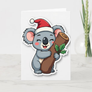 Cartão do Dia das Mães Marsupiais Festivo