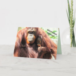 Cartão do Dia das Mães - Melhor Mãe do Mundo - Ora