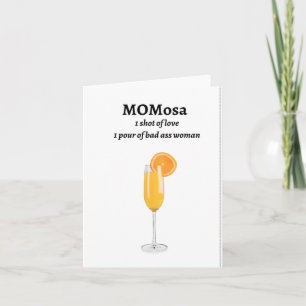 Cartão do Dia das Mães Momosa, Piadas de Bebidas, 