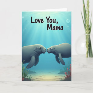 Cartão do Dia das Mães Ocean Love