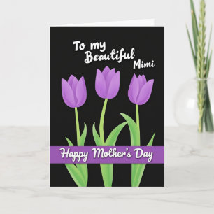 Cartão do Dia das Mães para a Doce Mimi