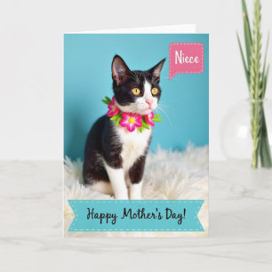 Cartão do Dia das Mães para a Gatinha Mais Doce