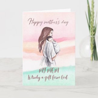 Cartão do Dia das Mães para a Mamãe