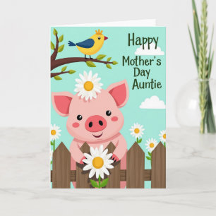 Cartão do Dia das Mães para Amigos Animais