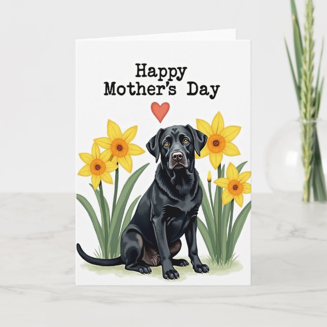 Cartão do Dia das Mães para Cachorros (Frente)