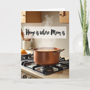 Cartão do Dia das Mães para Casa Aconchegante