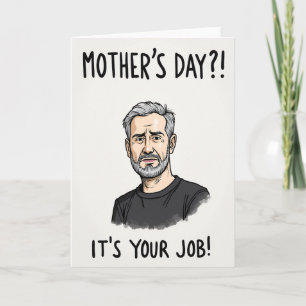 Cartão do Dia das Mães para Pai Cansado