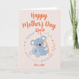 Cartão do Dia das Mães Personalizado