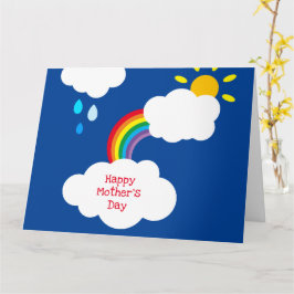 Cartão do Dia das Mães Personalizado do Tempo Arco