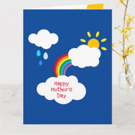 Cartão do Dia das Mães Personalizado do Tempo Arco