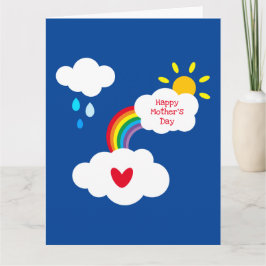 Cartão do Dia das Mães Personalizado do Tempo Arco