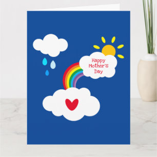 Cartão do Dia das Mães Personalizado do Tempo Arco