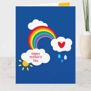 Cartão do Dia das Mães Personalizado do Tempo Arco