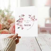 Cartão do Dia das Mães Personalizado para a Mamãe