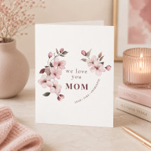 Cartão do Dia das Mães Personalizado para a Mamãe