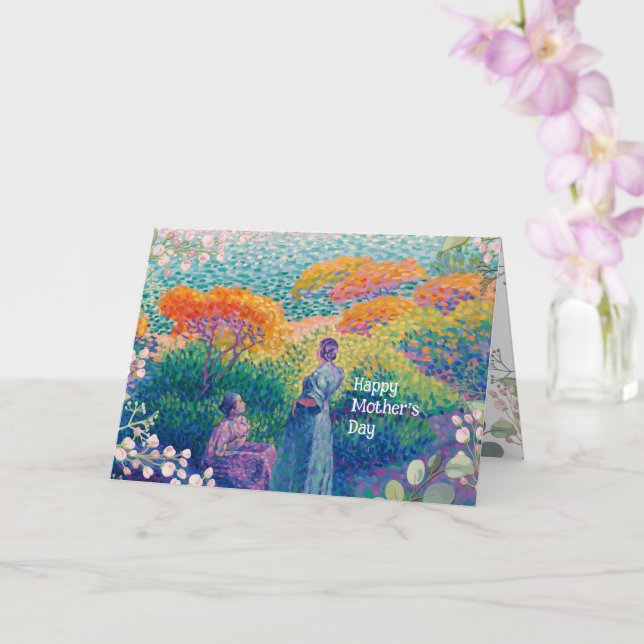 CARTÃO DO DIA DAS MÃES PERSONALIZÁVEL (Orquídea)