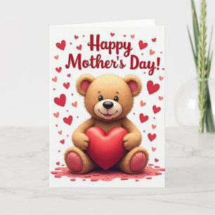 Cartão do Dia das Mães Plush Love