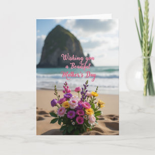 Cartão do Dia das Mães Praia Floral