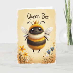 Cartão do Dia das Mães Rainha Áurea Abeille
